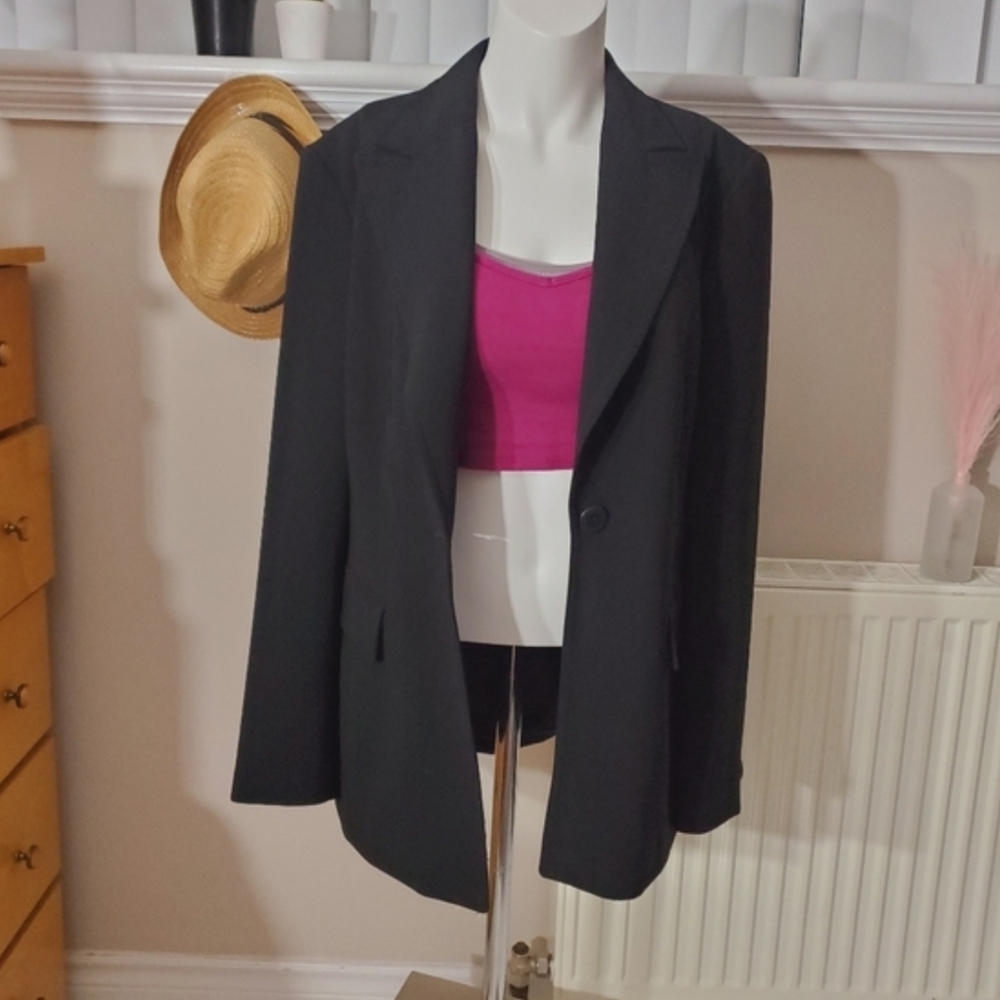 Conrad C Collection- Black Classic Blazer